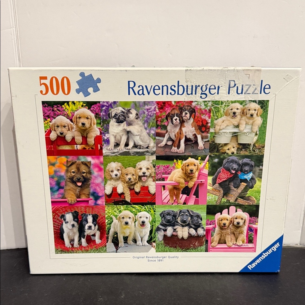 Ravensburger 🔴3/$25! 🔴 Puppy Pals 500 piece jigsaw puzzle